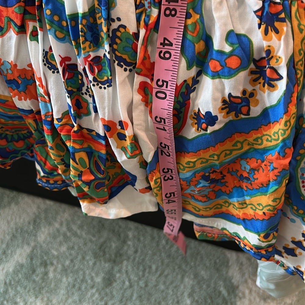 MSK Colorful Paisley Print Maxi Dress /NWT - Picture 11 of 13